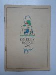 Spier, Jo. - Een klein boekje van Jo Spier. Aangeboden door de Simplex Rijwielfabrieken.