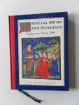 Bevan, Paul e.a. - Medieval Music and Musicians Engagement Diary 1995 Niet beschreven