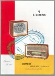 SIEMENS - (BEDRIJF CATALOGUS - TRADE CATALOGUE) Siemens Radioen Televisie - Overal bij zijn - technische perfectie