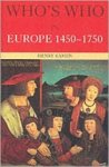 Kamen, Henry - Who's Who in Europe 1450-1750