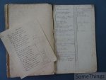 Arthur Proost. - Livre de Musique. [Handgeschreven liederboek, liedjesschrift.]