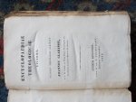 Clarisse, Joannes - ENCYCLOPAEDIAE THEOLOGICAE Epitome futuris theologis scripsit Joannes Clarisse (...)