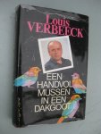 Verbeeck, Louis - Een handvol mussen in een dakgoot.