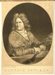 Gole, Jacob (c. 1660-1724) after Gelder, Arent de (1645-1727) - [Original mezzotint, ca 1724] Portrait of sculptor Hendrik Noteman (Portret van beeldhouwer Noteman), published ca 1724, 1 p.