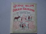  - Jopie Slim en Dikkie Bigmans in den dierentuin; het grappige hert.