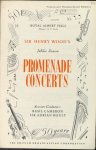 Wood, Henry: - [Prospekt] Sir Henry Wood`s Jubilee Season Promenade 50 Years. Associated conductors: Basil Cameron, Sir Adrian Boult. Saturday, 10 June to Saturday 12 August 1944