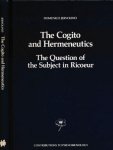 Jervolino, Domenico. - The Cogito and Hermeneutics: The question of the subject in Ricoeur.