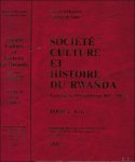d'Hertefelt, Marcel; de Lame, Danielle - Soci t  Culture et Histoire du Rwanda - Encyclop die bibliographique 1863-1980/87 in 2 volumes.