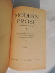 Schee, p. f. van der - modern prose a collection of stories volume I