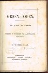 Groot, J.J.M. de - Groenloopen : een ernstig woord aan ouders en voogden van aanstaande studenten / door een hoogleeraar