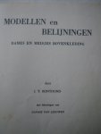 Bonthond, J.T., tekeningen van Nannie van Leeuwen - Modellen en belijningen : dames en meisjes bovenkleding.