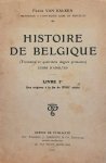 VAN KALKEN Frans - Histoire de Belgique