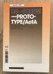 FORUM - FORUM - O4. PRTOTYPE/Aeta.
