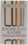 Jooris Van Hulle - Ik schrijf zoals ik schrijf