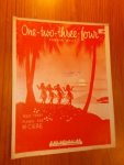 CIERE, W. (Arr.), - One two three four. Hawaian waltz.