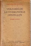 Vooys, C.G.N. de - Verzamelde letterkundige opstellen. Nieuwe bundel