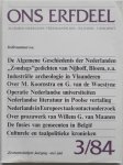 Deleu, Jozef; e.a. - Ons Erfdeel. Tweemaandelijks Cultureel Tijdschrift 27e jaargang mei-juni 3/84