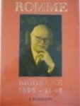 J. Bosmans - Romme Biografie 1896 - 1946