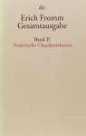 FROMM, E. - Analytische Charaktertheorie.