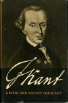 KANT, Immanuel - Kritik der reinen Vernunft. Text der Ausgabe von 1781. Unter Benutzung der Ausgabe von Karl Kehrbach neu herausgegeben von Richard Hoyer.