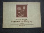 Mozart; Leopold (1719–1787) - Notenbuch für Wolfgang; Eine Auswahl der leichtesten Stücke; voor Piano