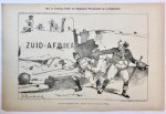 Braakensiek, Johan (1858-1940) - [Original lithograph/lithografie by Johan Braakensiek] Het in werking treden der Engelsche Proclamatie op 15 September, 15 September 1901, 1 pp.