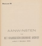  - Nasporingen en Studiën op het gebied der Nederlandsche Krijgsgeschiedenis