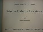 Telemann; Georg Philipp (1681–1767) - Sieben mal sieben und ein Menuett; Herausgegeben von Isabella Eisenstadt-Amster