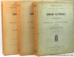 Linden, Herman Vander / Willem De Vreese / Paul De Keyser / Adolf Van Loey. - Lodewijk Van Velthem's voortzetting van den Spiegel Historiael (1248-1316) [3 volumes].