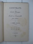 Remy, J. - Cntrats de Société Anonyme et de Dociété en Commandite par actions. Loi du 18 Mai 1873. Loi du 22 Mai 1886.