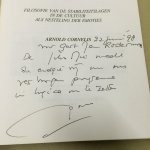 CORNELIS, Arnold - logica van het gevoel