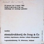 Brattinga-Kooy, Willemijn & Pieter Brattinga (ontwerp) - Afdrukken van houten letters uit de verzameling van Kelly Brattinga-Kooy, Willemijn & Pieter Brattinga (ontwerp) - Afdrukken van houten letters uit de verzameling van Kelly