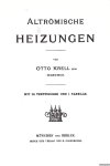 Krell, Otto - Altrömische Heizungen