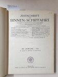 Druck und Verlag von Franz Weber: - Zeitschrift für Binnen-Schiffahrt XVI. Jahrgang 1912 :