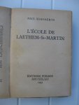 Haesaerts, Paul - L'École de Laethem-St-Martin.