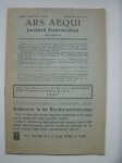 red. - Ars Aequi. Juridisch studentenblad. 1956.