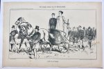 Braakensiek, Johan (1858-1940) - [Original lithograph/lithografie by Johan Braakensiek] De jongste phase van de Dreyfus-Zaak, 11 Juni 1899, 1 pp.