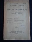  - Bulletin de la Societe des Etudes Coloniales et Maritimes