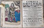  - Corpus juris civilis Romani, in quo Institutiones, Digesta ad codicem Florentinum emendata, Codex et Novellae, nec non Justiniani edicta, Leonis et Aliorum. Editio Novissima