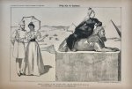 Braakensiek, Johan (1858-1940) - [Original lithograph/lithografie by Johan Braakensiek] Zalig zijn de bezitters, 18 Augustus 1895, 1 pp.
