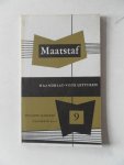 Bakker, Bert e.a. - Maatstaf Maandblad voor Letteren 12e jaargang nr.9