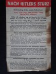Geallieerd strooibiljet - Nach Hitlers Sturz