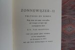 Kleffens, E.N. van. [ ! Met uitgebreide gesigneerde brief en tevens opdracht in het boek van deze oud minister van Buitenlandse zaken in het (oorlogs) kabinet De Geer II en deze ex-voorzitter van de Verenigde Naties ]. - Serenas Tantum Numero Horas. - Zonnewijzer - II. Teltsjes en Rimen.