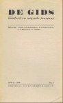 Auteurs, Diverse - De Gids Nr. 4, April 1946 Bijdr. van o.a. S. Vestdijk, F. Bordewijk, + portret B.J.H. Ovink