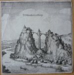 Merian, M. - Wildenstein Vestung Originele gravure