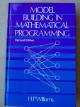 WILLiAMS, H.P. - Williams: *model* Building In Mathematical     Programming