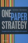 Manon Diepenmaat - One paper strategy