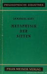 KANT, I. - Metaphysik der Sitten. Herausgegeben von Karl Vorländer. 2 parts in 1 volume.