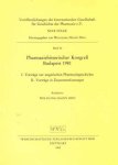 Wolfgang-Hagen Hein - Pharmaziehistorischer Kongress Budapest 1981