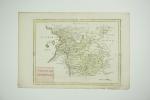  - Kaart provincie Overijssel - 1746 - originele kopergravure